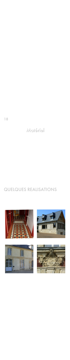                       Adresses 
bureau  :
92/94 Avenue Victor Hugo
14100 LISIEUX
Tel : 02 31 62 19 27
Fax : 02 31 62 38 45
Mail : ogaudemer@de-faccio.com

Dépôt :
Le Perret
14100 SAINT DESIR

Dirigeant

Olivier GAUDEMER

Effectif

18 personnes

Matériel

Télescopique 11 mètres
Elévateur à mat
2 Tracto pelle
Mini pelle 1T8
Echafaudage,bétonnières,rouleau
compresseur, matériel électro portatif


QUELQUES REALISATIONS


￼￼￼￼